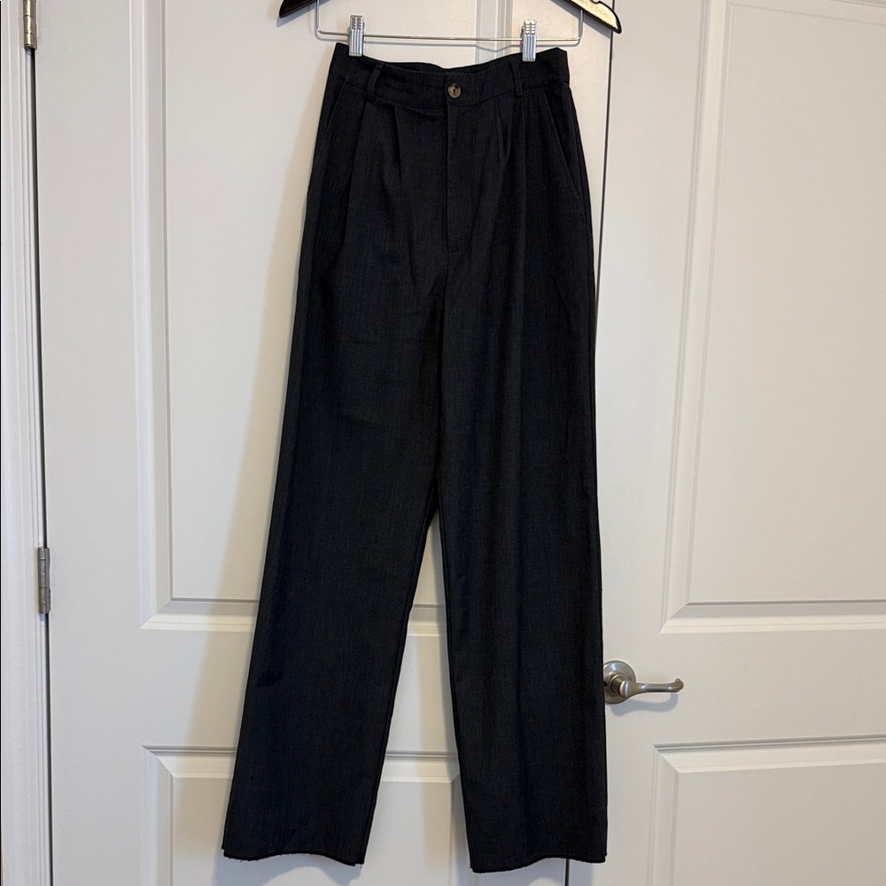 Reformation Mason Pants in Charcoal